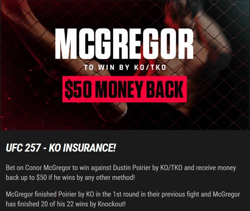Conor McGregor Sportbooks Boosts