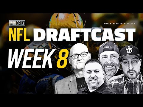 LIVE NFL Week 8 DFS Draft | VIP Guest: Bob Harris Football Diehards | FREE Lineups and Giveaways